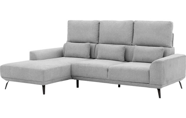 Goossens excellent loungebank princess grijs stof - 8229795-10