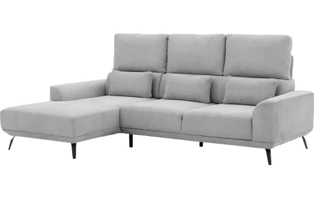 Goossens excellent loungebank princess grijs stof - 8229795-10