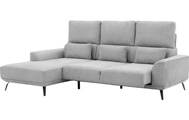Goossens excellent loungebank princess grijs stof - 8229795-11
