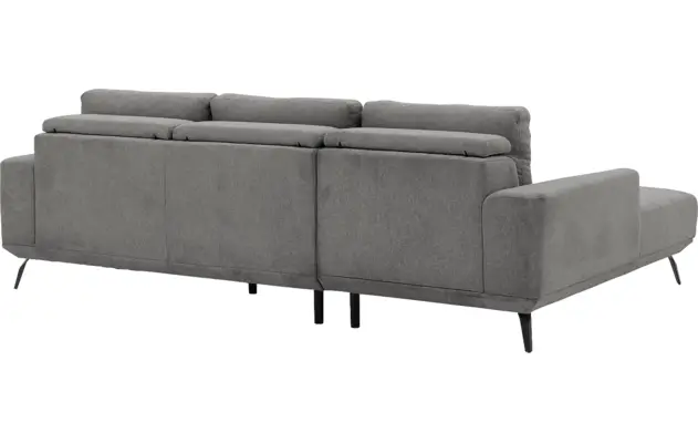 Goossens excellent loungebank princess grijs stof - 8229796-07