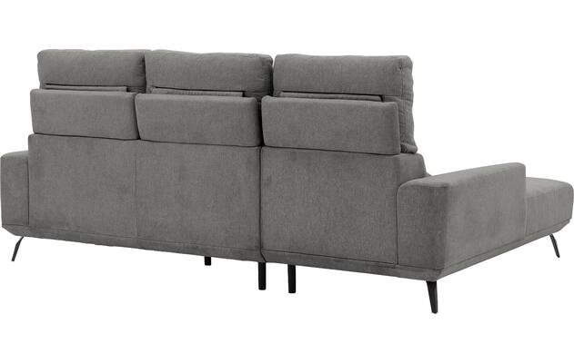 Goossens excellent loungebank princess grijs stof - 8229796-08