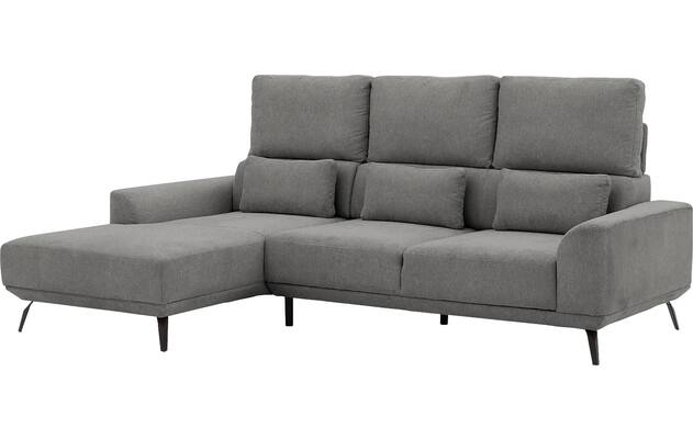 Goossens excellent loungebank princess grijs stof - 8229796-10