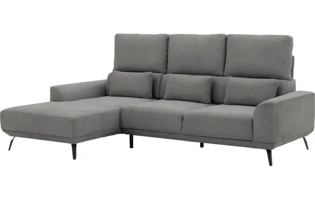 Goossens excellent loungebank princess grijs stof - 8229796-10