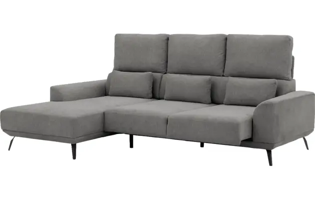 Goossens excellent loungebank princess grijs stof - 8229796-11