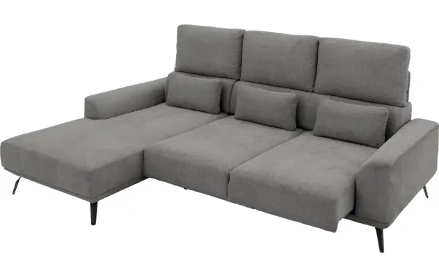 Goossens excellent loungebank princess grijs stof - 8229796-12
