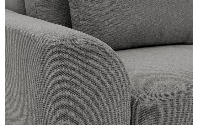 Goossens excellent loungebank princess grijs stof - 8229796-14-gespiegeld