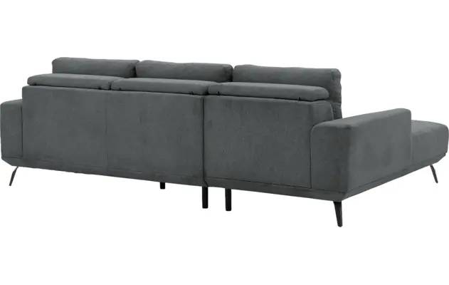 Goossens excellent loungebank princess grijs stof - 8229797-07