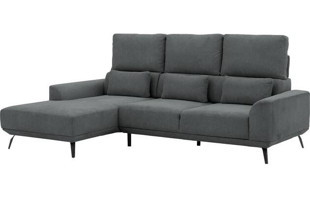 Goossens excellent loungebank princess grijs stof - 8229797-10