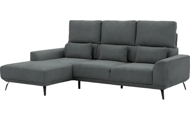 Goossens excellent loungebank princess grijs stof - 8229797-10