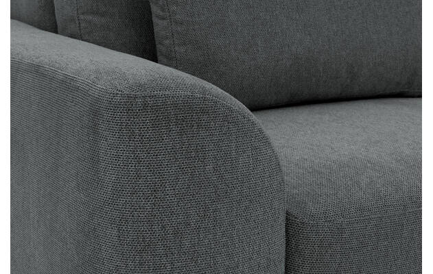 Goossens excellent loungebank princess grijs stof - 8229797-14-gespiegeld