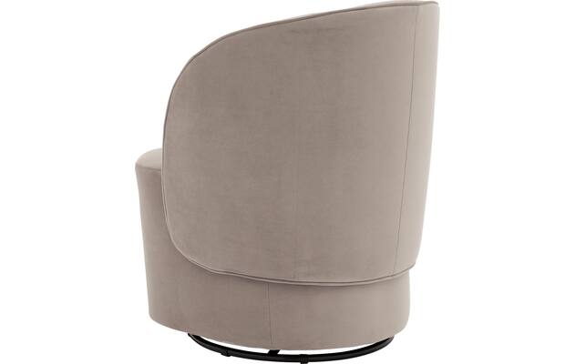 Goossens draaifauteuil gando grijs stof - 8229813-02