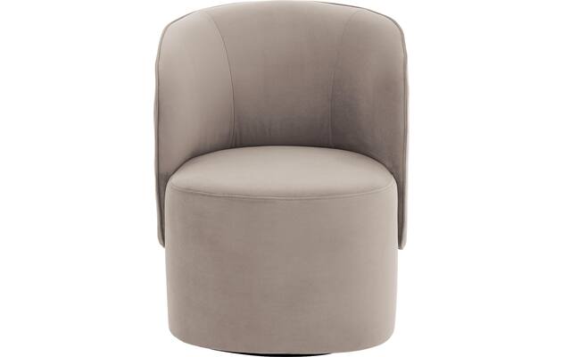 Goossens draaifauteuil gando grijs stof - 8229813-03
