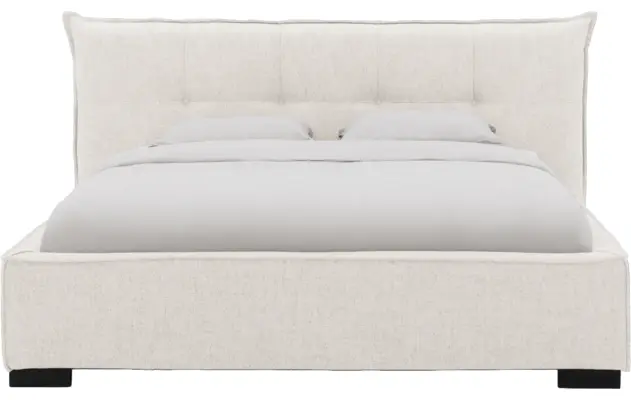Goossens bedframe bolzano beige stof - 8229827-02