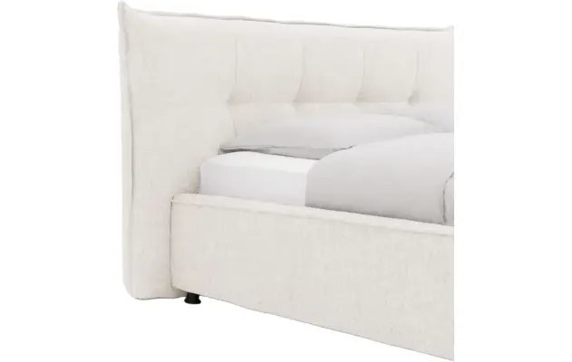 Goossens gestoffeerd bedframe bolzano beige stof - 8229827-04
