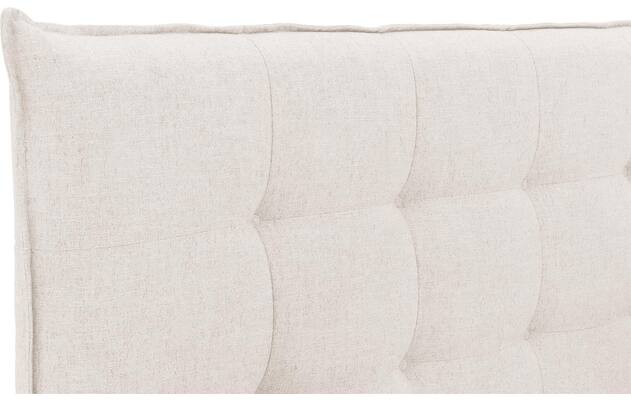 Goossens gestoffeerd bedframe bolzano beige stof - 8229827-07