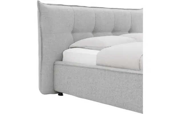 Goossens bedframe bolzano grijs stof - 8229828-04