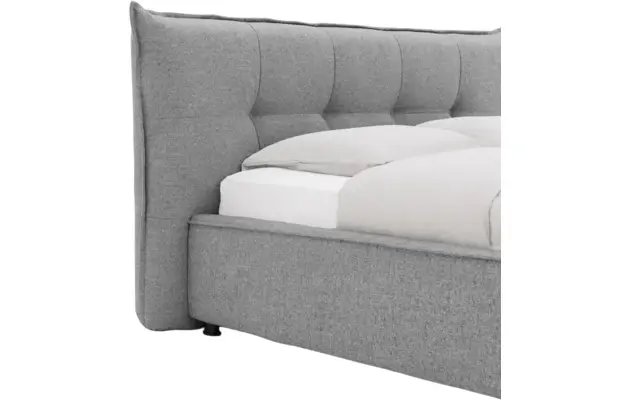Goossens bedframe bolzano grijs stof - 8229829-04