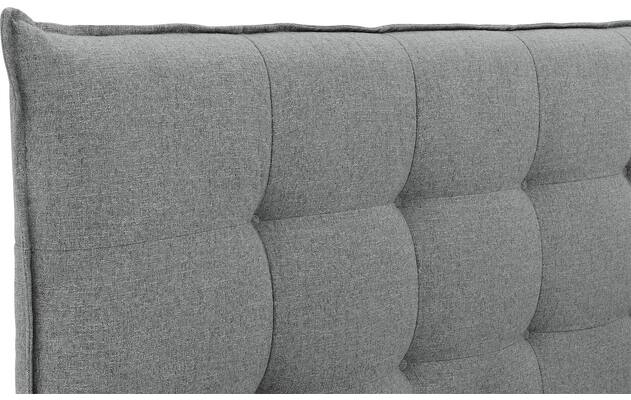 Goossens bedframe bolzano grijs stof - 8229829-07