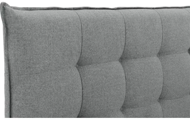 Goossens bedframe bolzano grijs stof - 8229829-07