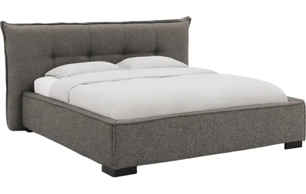 Goossens bedframe bolzano bruin stof - 8229830-01