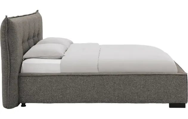 Goossens bedframe bolzano bruin stof - 8229830-03