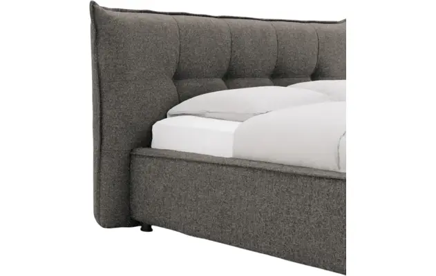 Goossens bedframe bolzano bruin stof - 8229830-04