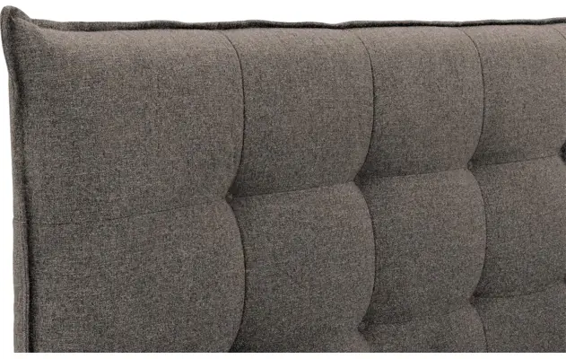 Goossens bedframe bolzano bruin stof - 8229830-07