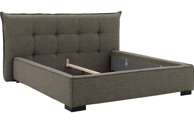Goossens bedframe bolzano groen stof - 8229831-06
