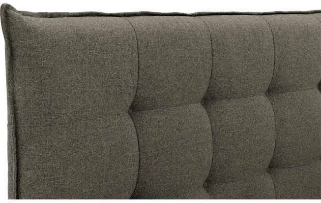 Goossens bedframe bolzano groen stof - 8229831-07