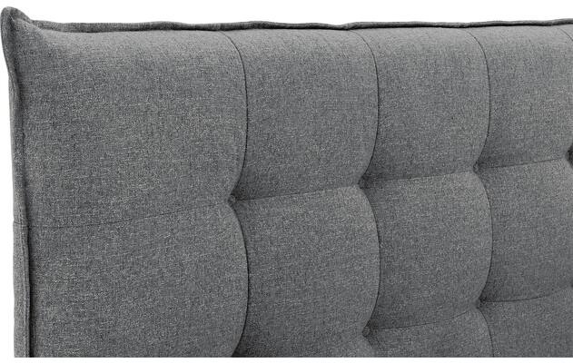 Goossens bedframe bolzano blauw stof - 8229832-07