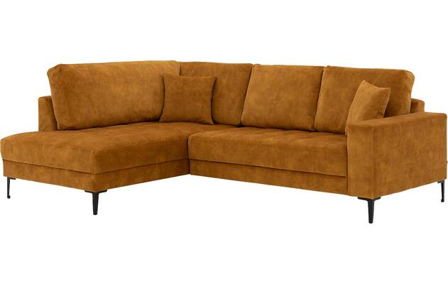 Goossens hoekbank coco geel stof - 8230176-02