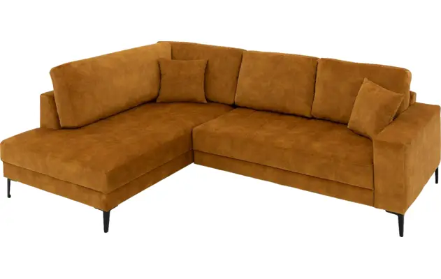 Goossens hoekbank coco geel stof - 8230176-04