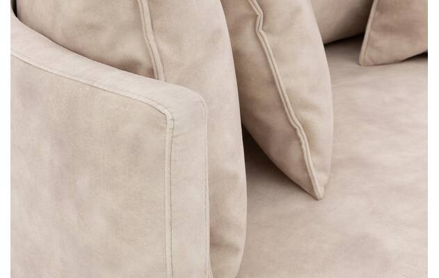 Goossens fauteuil bonbon beige stof - 8230179-05