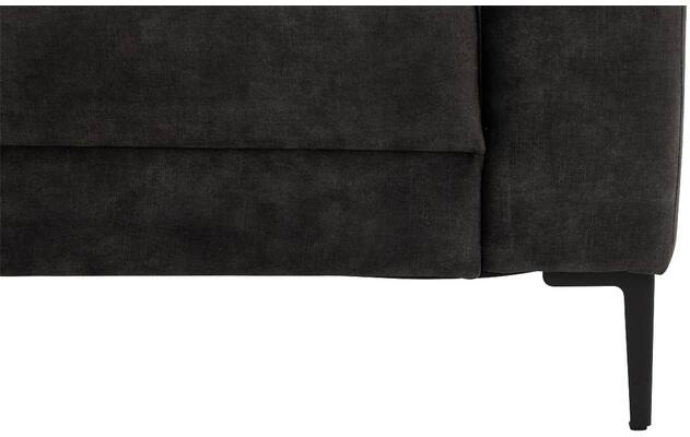Goossens hoekbank coco zwart stof - 8230181-08