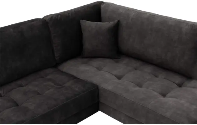 Goossens hoekbank coco zwart stof - 8230181-gespiegeld-05