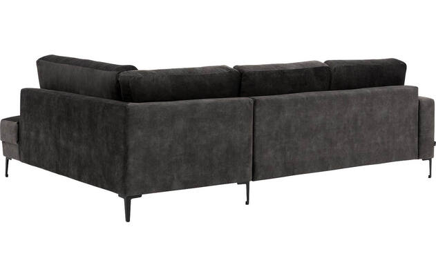 Goossens hoekbank coco zwart stof - 8230181-gespiegeld-06