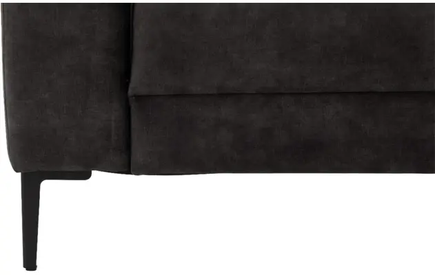 Goossens hoekbank coco zwart stof - 8230181-gespiegeld-08