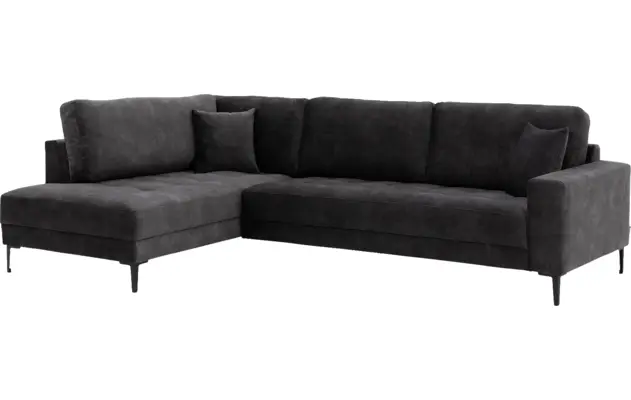 Goossens hoekbank coco grijs stof - 8230182-03