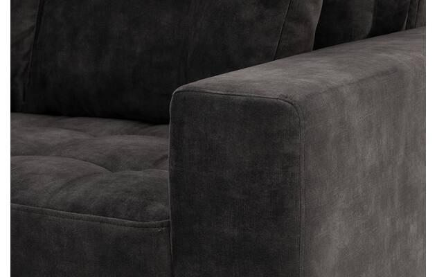 Goossens hoekbank coco grijs stof - 8230182-07