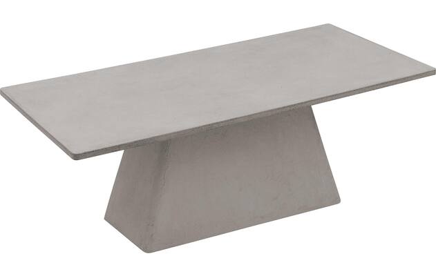 Goossens eettafel stone grijs beton - 8230193-04