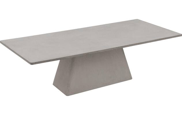 Goossens eettafel stone grijs beton - 8230197-04