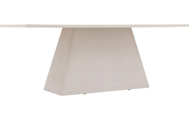 Goossens eettafel stone wit beton - 8230203-03