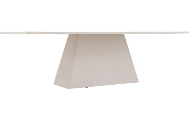 Goossens eettafel stone wit beton - 8230207-03