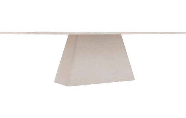 Goossens eettafel stone wit beton - 8230208-03