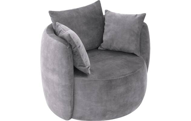 Goossens fauteuil terra grijs stof - 8230257-03