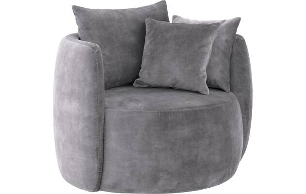 Goossens fauteuil terra grijs stof - 8230257-04