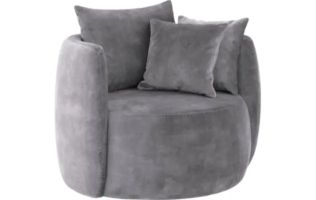 Goossens fauteuil terra grijs stof - 8230257-04