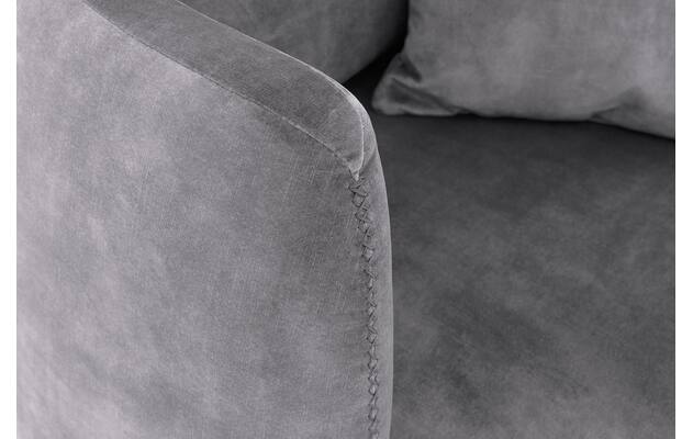 Goossens fauteuil terra grijs stof - 8230257-06