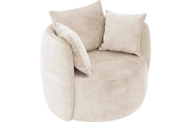 Goossens fauteuil terra beige stof - 8230258-03