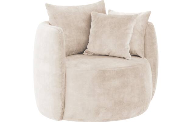 Goossens fauteuil terra beige stof - 8230258-04